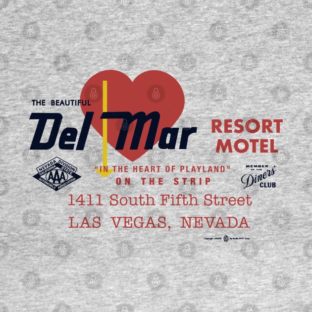 Retro Vintage Del Mar Motel Las Vegas by StudioPM71